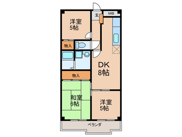 ディオサＣ．Ｓ．の物件間取画像